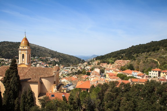 Trophée des Alpes view